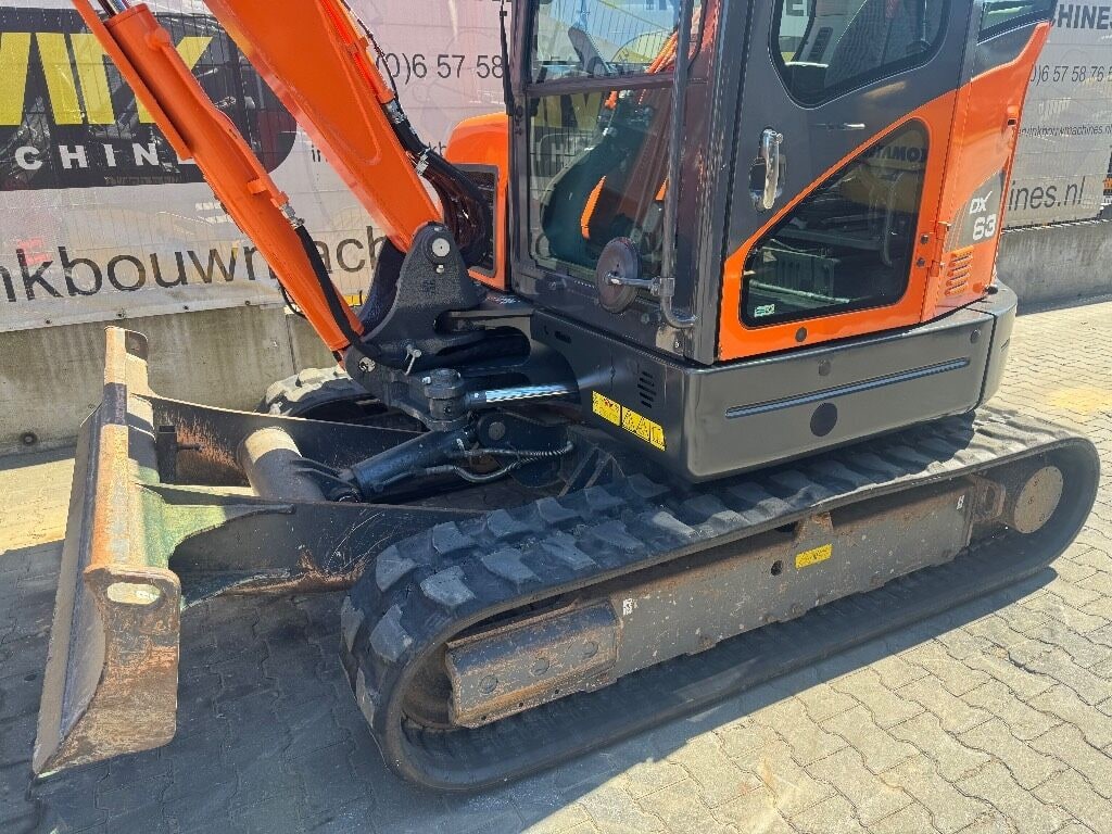 2019 Doosan DX63-3 crawler excavator, side view