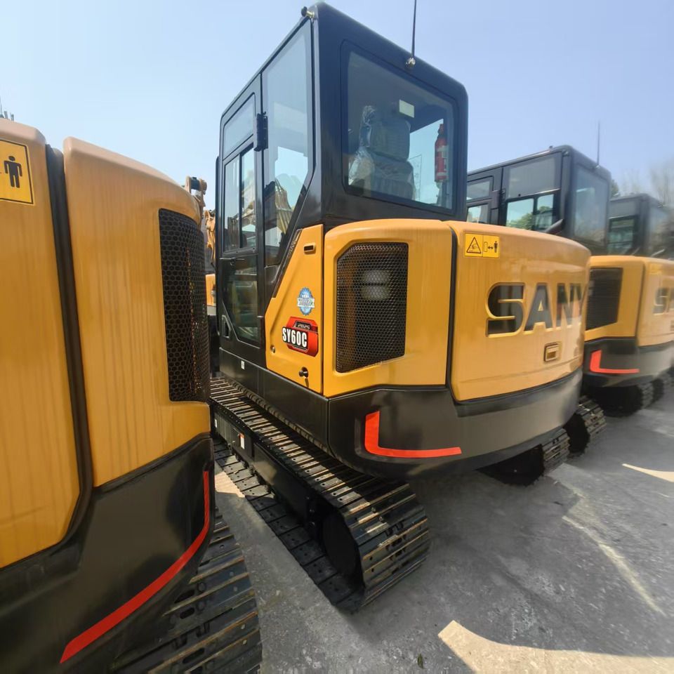 2025 Sany SY60C excavator, rear three-quarter view 2025 Sany SY60C excavator, rear three-quarter view