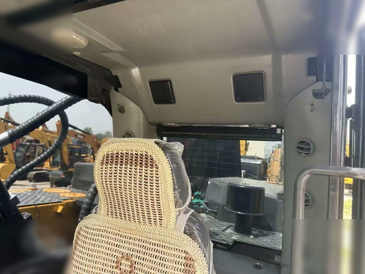 2021 Volvo EC300 crawler excavator interior cab view