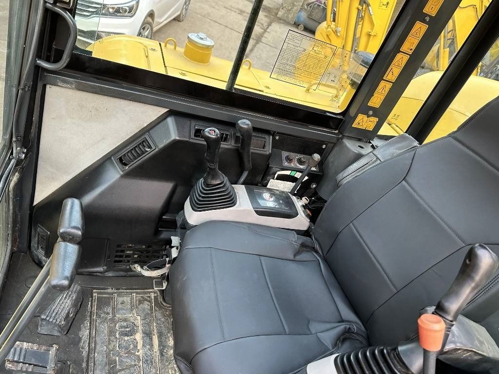 2023 Komatsu PC56-7 mini excavator interior cab view 2023 Komatsu PC56-7 mini excavator interior cab view