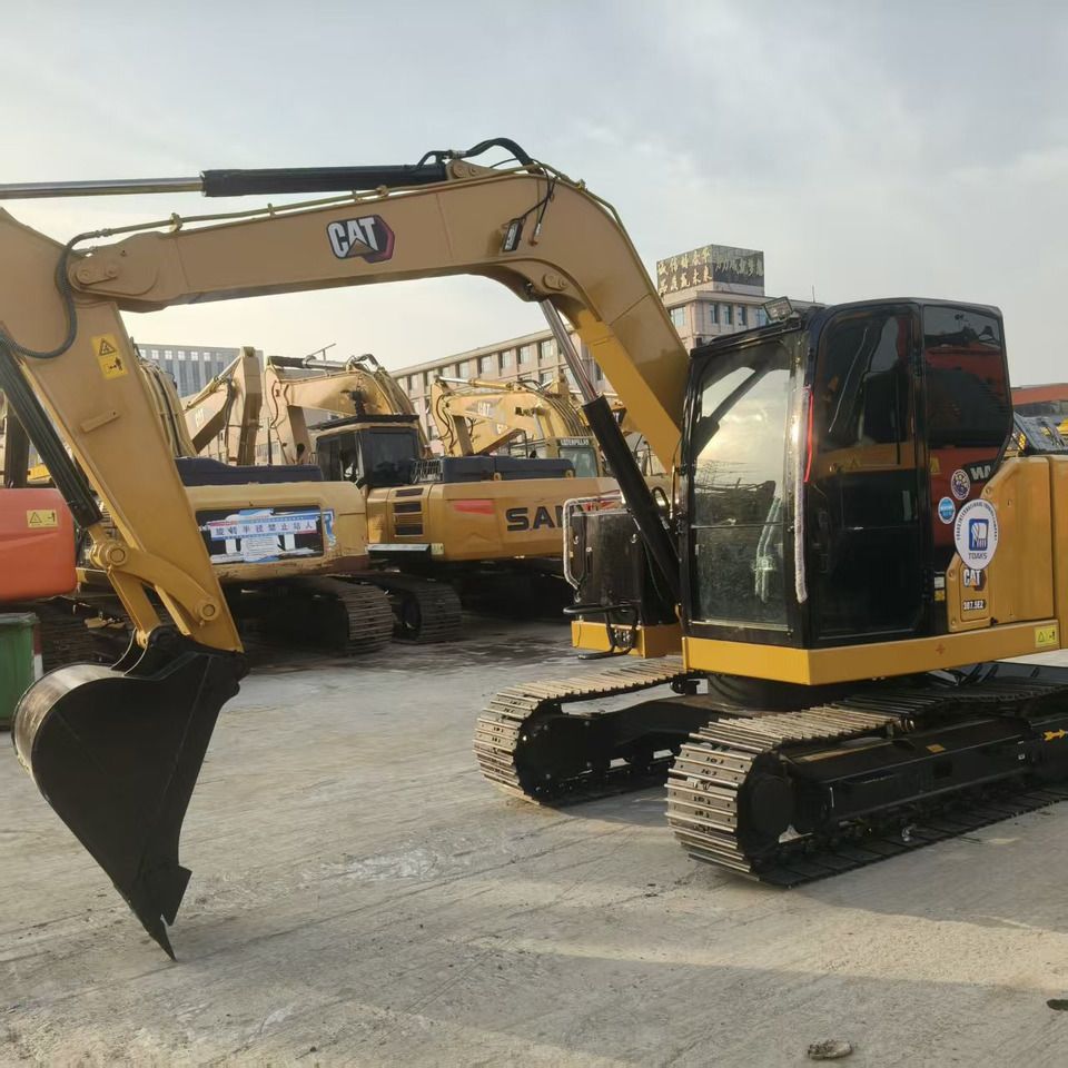 2022 Caterpillar 307.5E2 mini excavator, side view