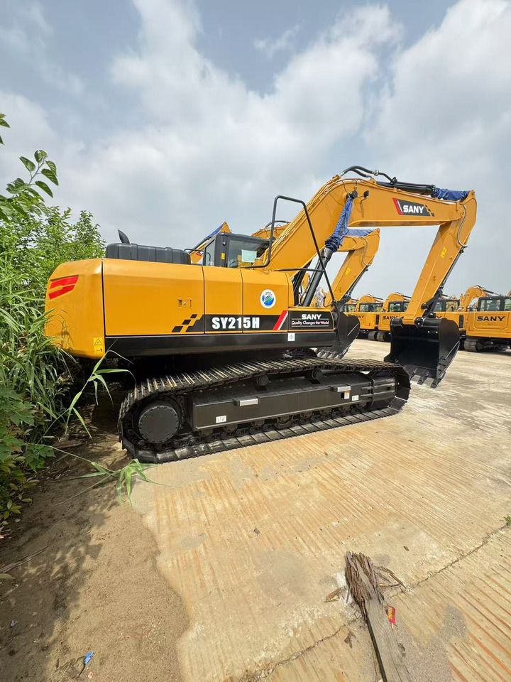2025 Sany SY215H crawler excavator, rear three-quarter view
