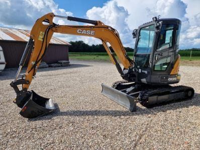 2019 CASE CX37C mini excavator, side view 2019 CASE CX37C mini excavator, side view