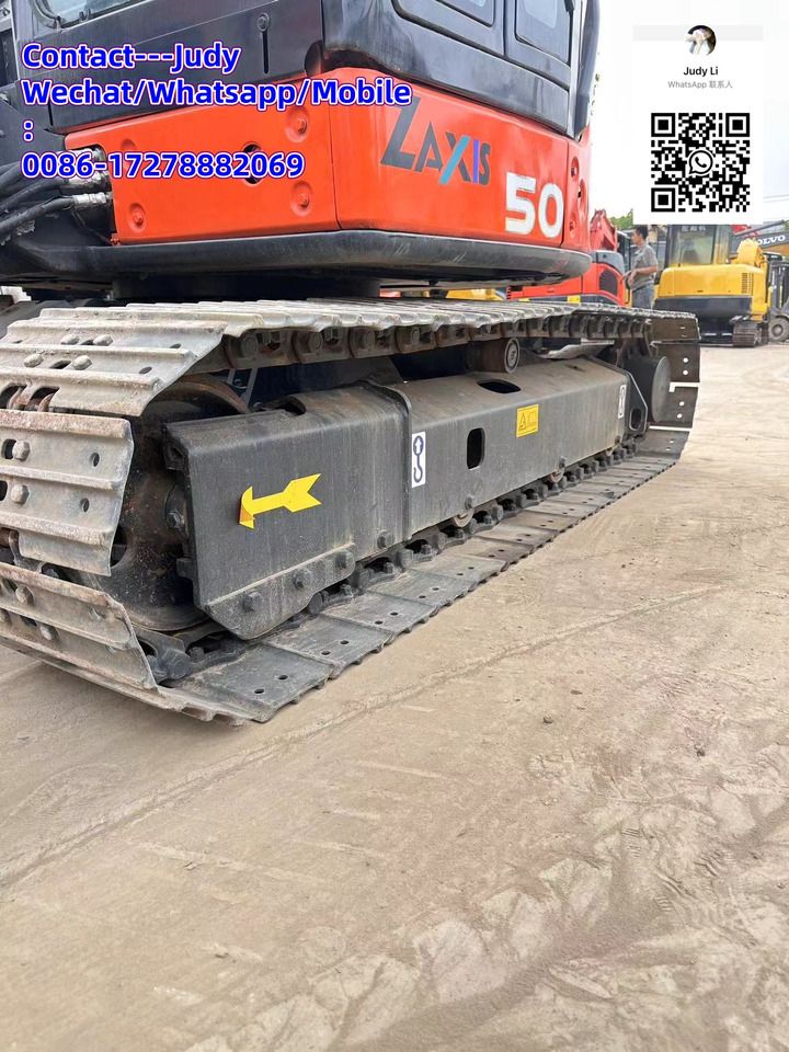 2023 Hitachi ZX50 mini excavator side view of tracks 2023 Hitachi ZX50 mini excavator side view of tracks