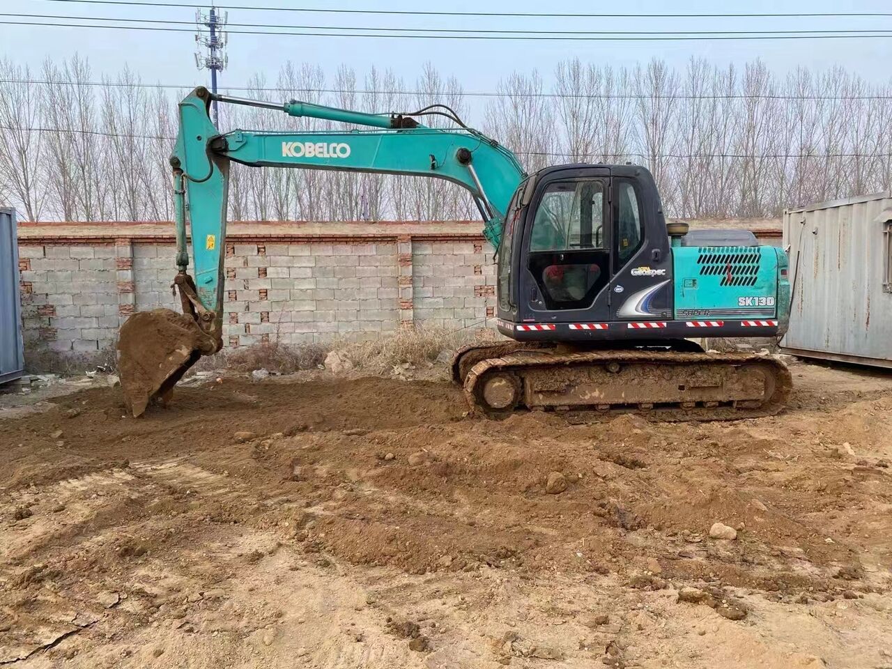2024 Kobelco SK130-8 crawler excavator, side view