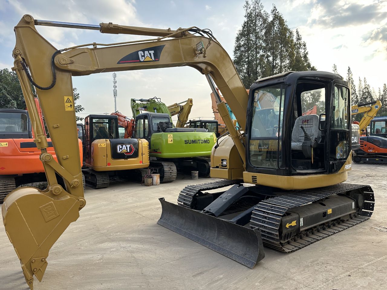 2024 Caterpillar 308C excavator, side profile view 2024 Caterpillar 308C excavator, side profile view