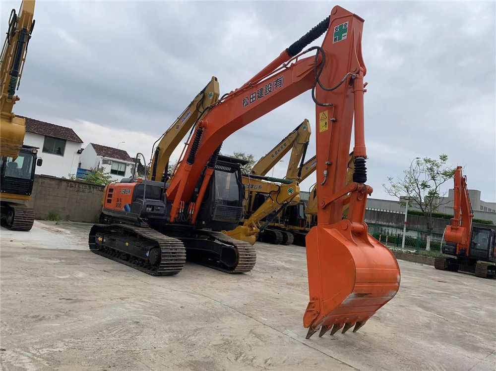 2023 Hitachi ZX200-8 crawler excavator, front three-quarter view
