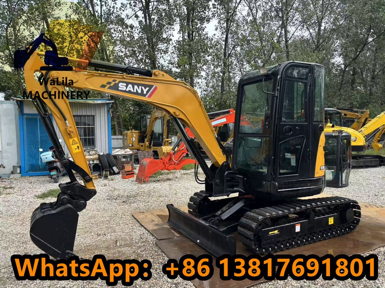2024 Sany SY35U mini excavator, side view 2024 Sany SY35U mini excavator, side view