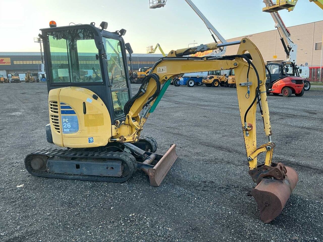 2013 Komatsu PC26MR mini excavator, side view 2013 Komatsu PC26MR mini excavator, side view