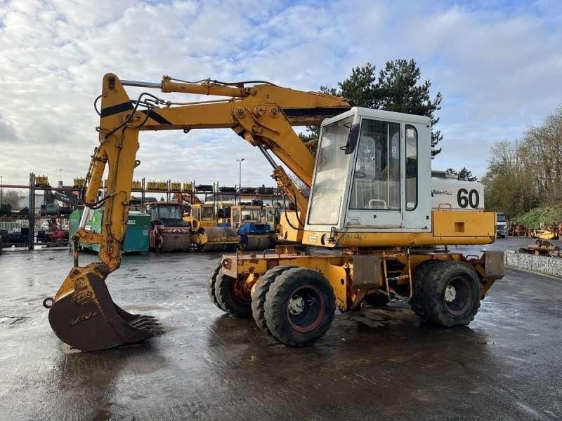 1982 Poclain P60 wheel excavator, side view