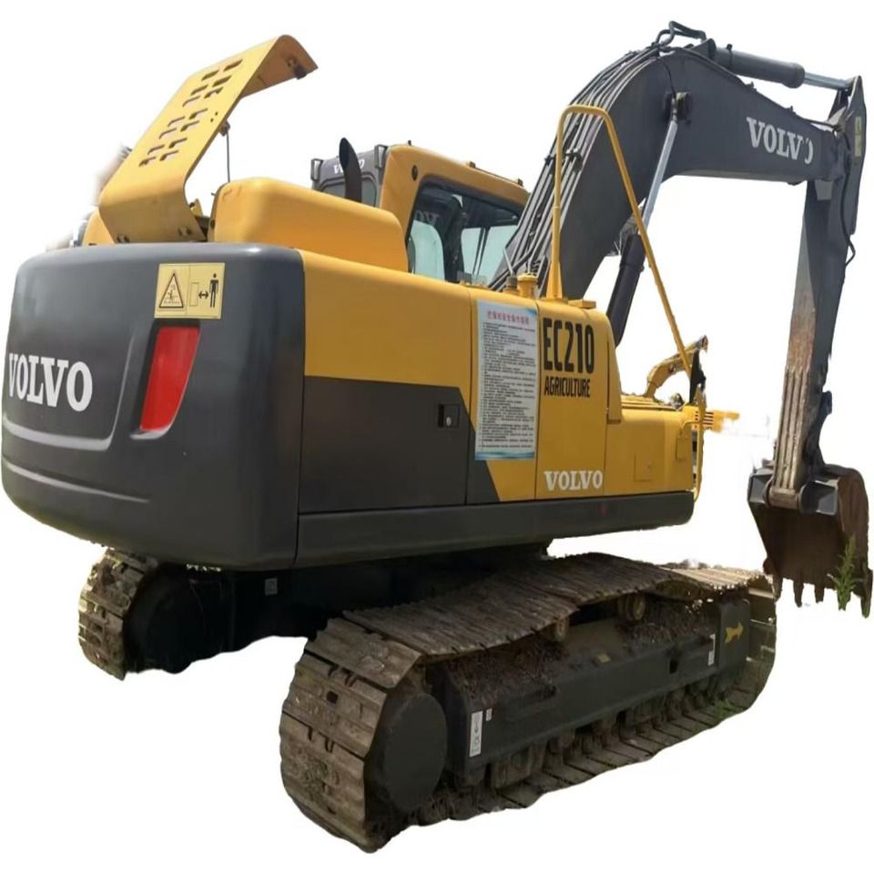 2022 Volvo EC210 Agriculture crawler excavator, rear three-quarter view 2022 Volvo EC210 Agriculture crawler excavator, rear three-quarter view