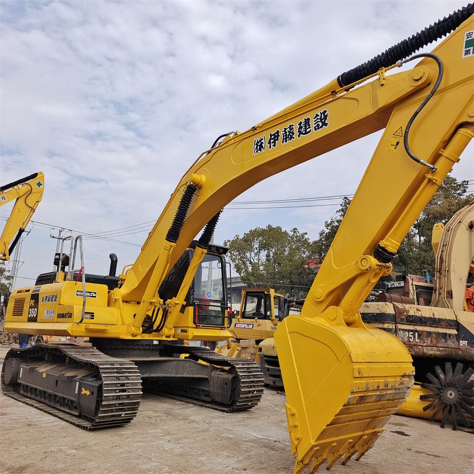 2022 Komatsu PC350-7 crawler excavator, side view