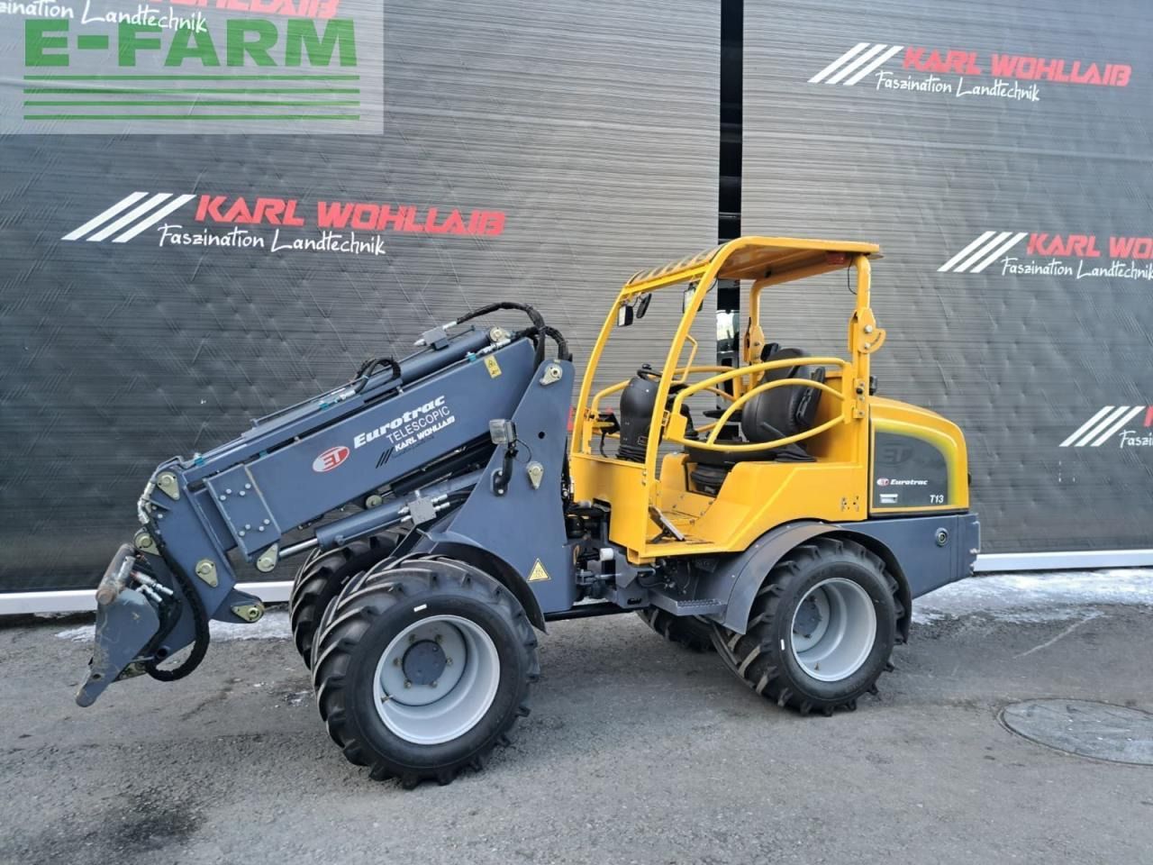 2022 Eurotrac T13F mini excavator, side view 2022 Eurotrac T13F mini excavator, side view