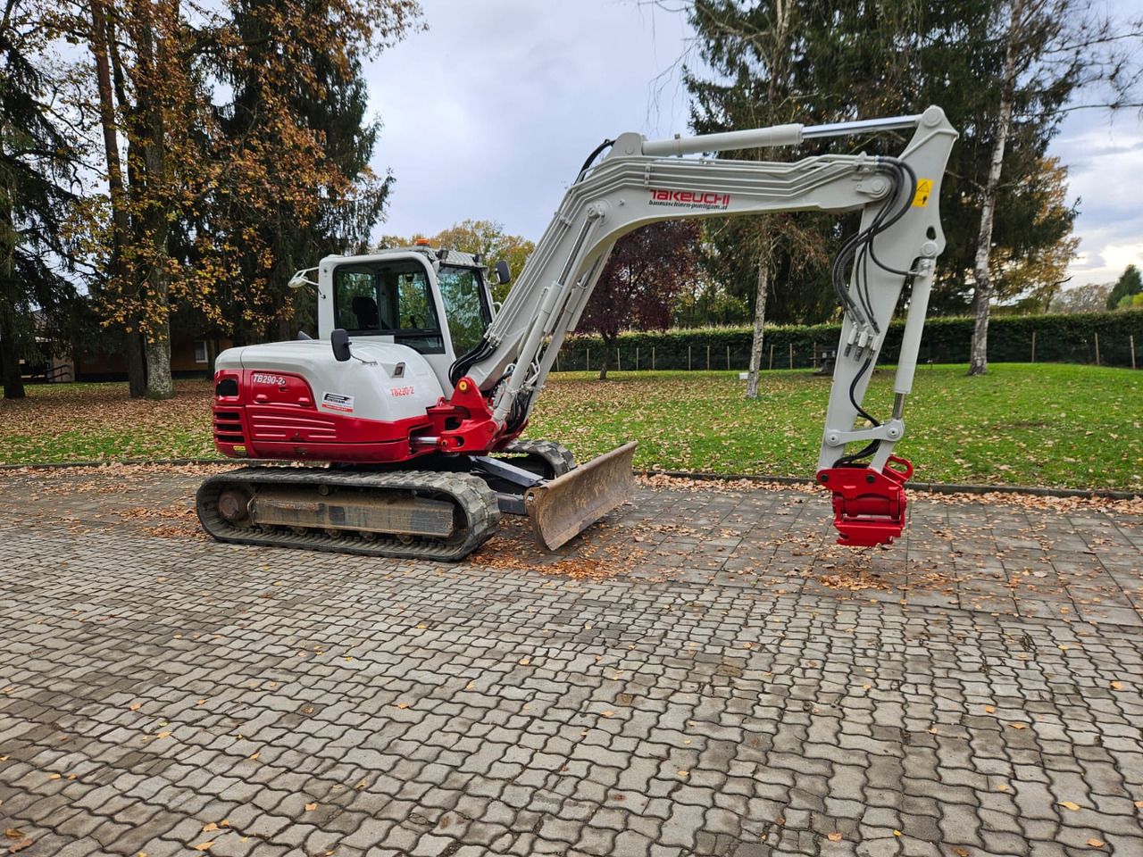 2020 Takeuchi TB290-2 mini excavator, side profile view