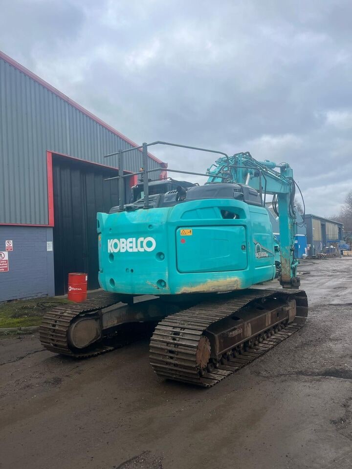 2020 Kobelco SK 230 SR LC-5 E crawler excavator, rear three-quarter view