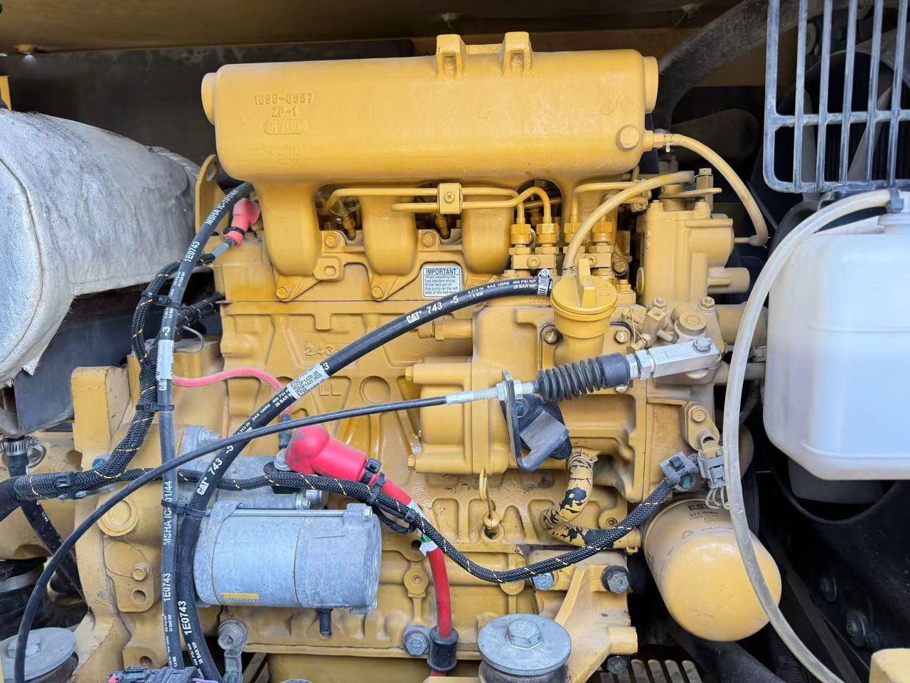 2024 Caterpillar 307.5 Mini Excavator engine compartment view 2024 Caterpillar 307.5 Mini Excavator engine compartment view