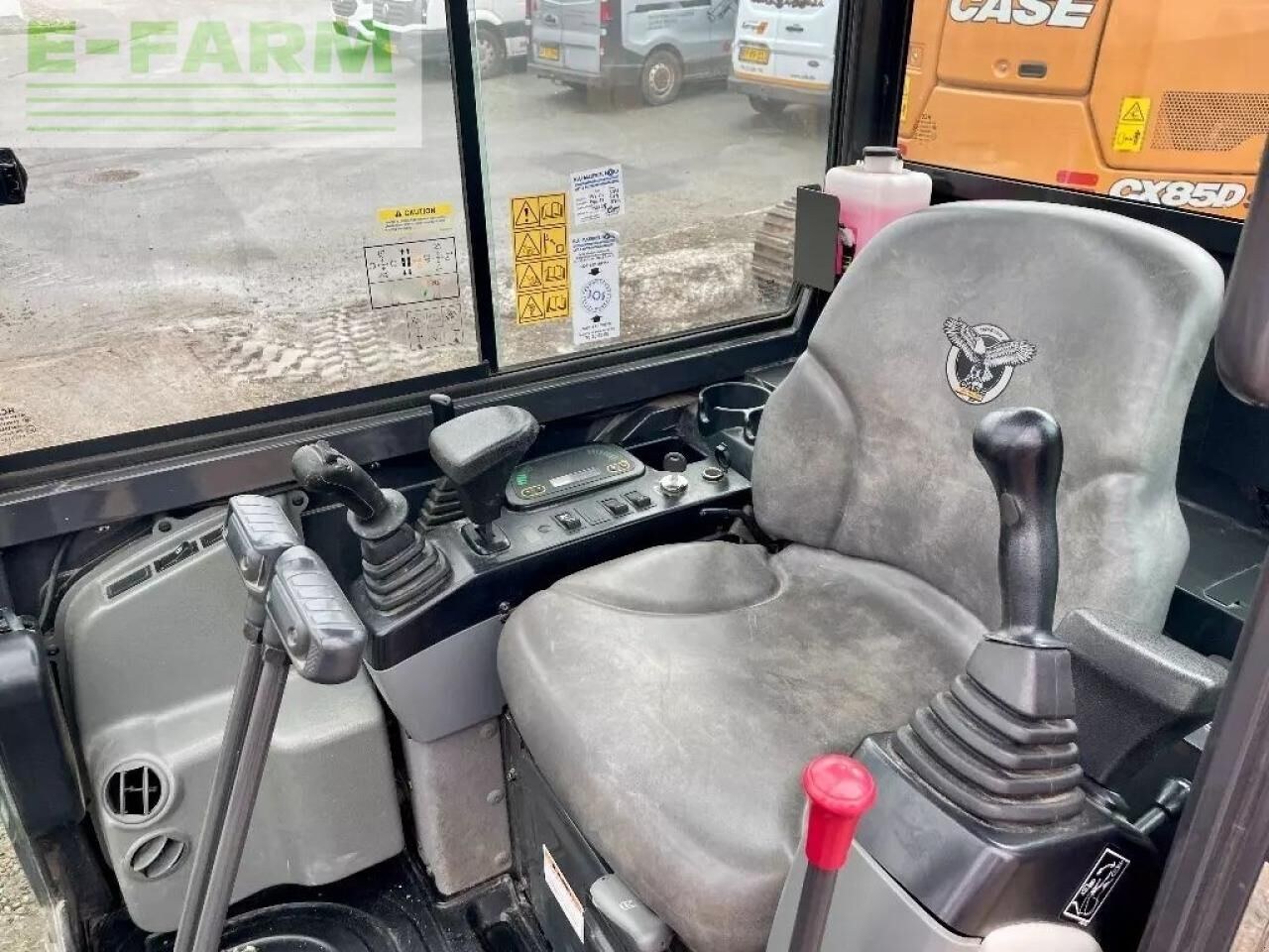 2021 CASE CX19C mini excavator interior view 2021 CASE CX19C mini excavator interior view