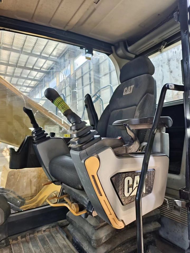 2023 Caterpillar 320GC crawler excavator interior cab view 2023 Caterpillar 320GC crawler excavator interior cab view