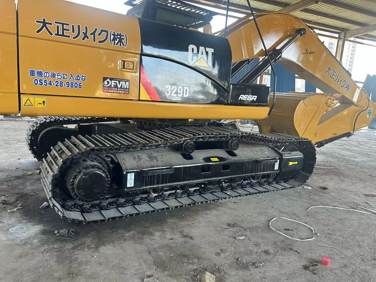2023 Caterpillar 329D2 L crawler excavator side view