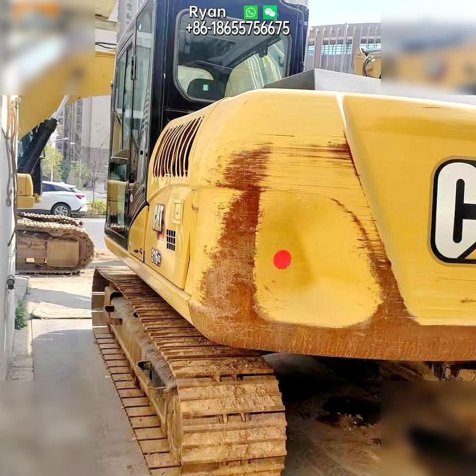 2024 Caterpillar 316GC crawler excavator rear quarter view