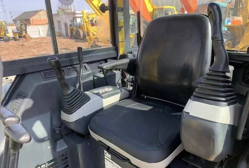 2025 Komatsu PC55 mini excavator interior cab view 2025 Komatsu PC55 mini excavator interior cab view