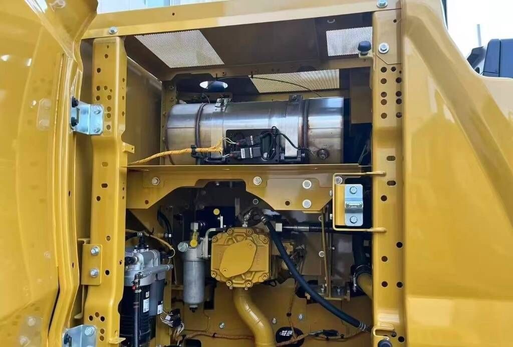 2025 Caterpillar 320GC crawler excavator engine compartment view