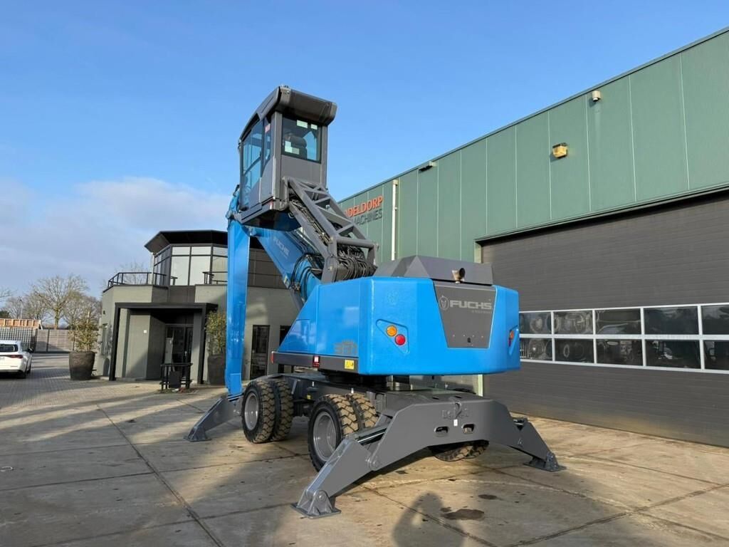 2018 Fuchs MHL331F material handler, rear three-quarter view