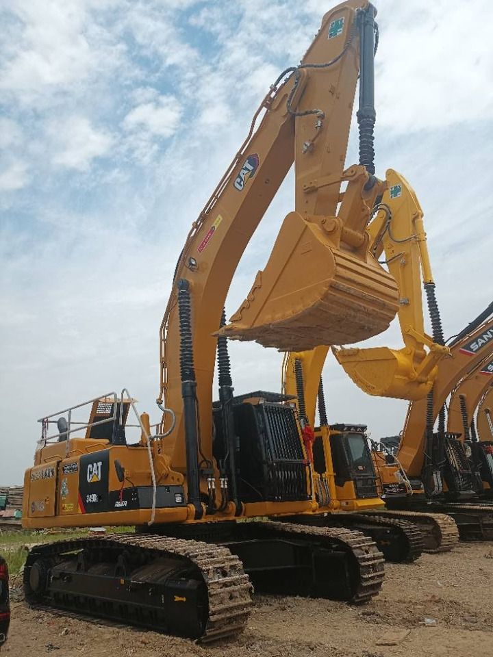 2024 Caterpillar 349 crawler excavator, side view