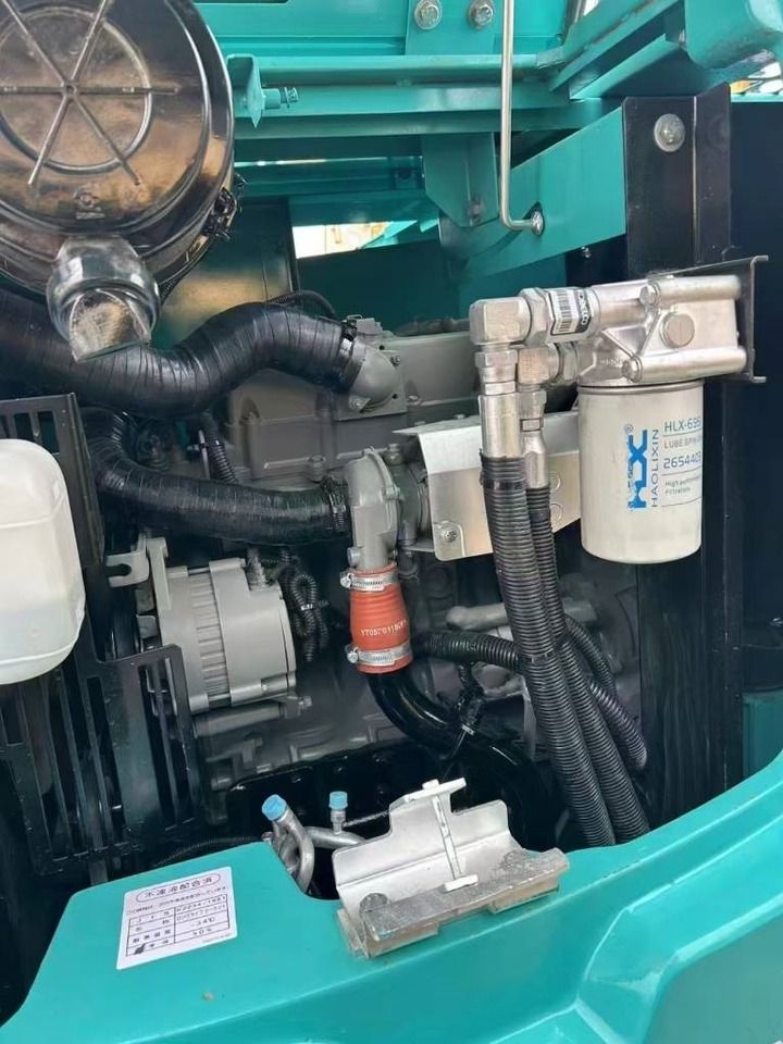 2024 Kobelco SK75 crawler excavator engine compartment view