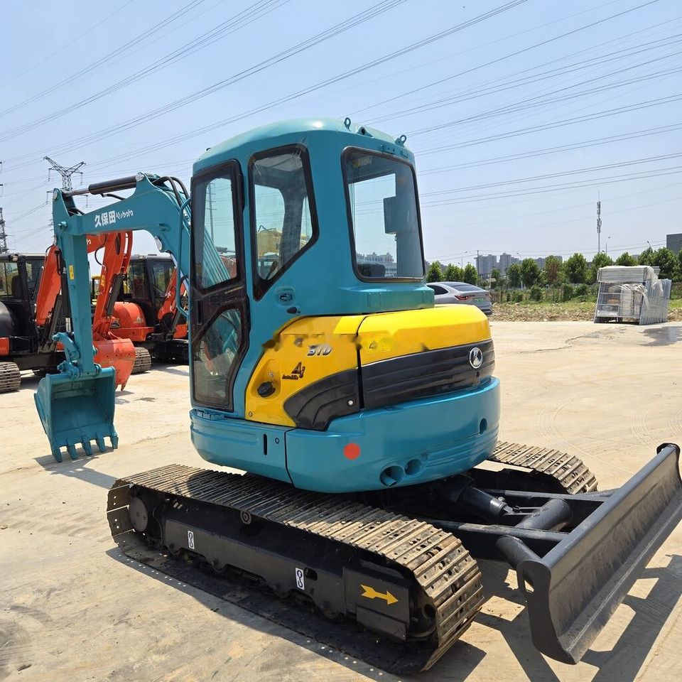 2020 Kubota KX155 mini excavator, rear three-quarter view