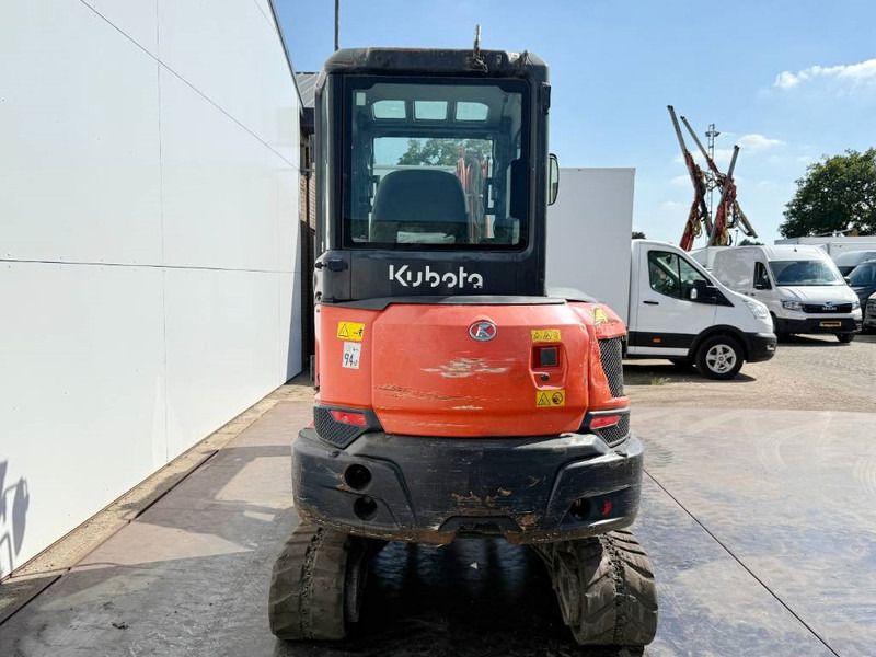 2020 Kubota KX037-4 mini excavator, rear view