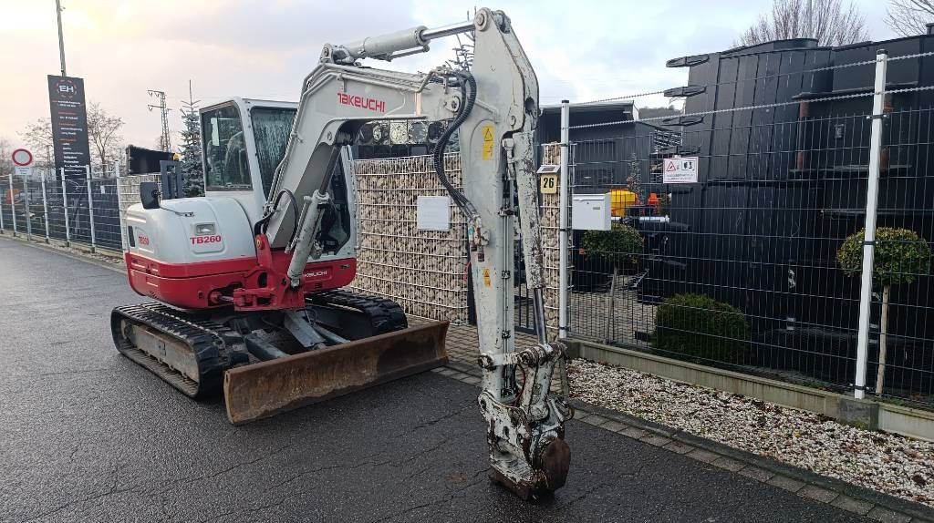 2014 Takeuchi TB260 mini excavator, side view 2014 Takeuchi TB260 mini excavator, side view