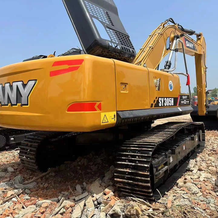 2023 Sany SY305H crawler excavator rear three-quarter view