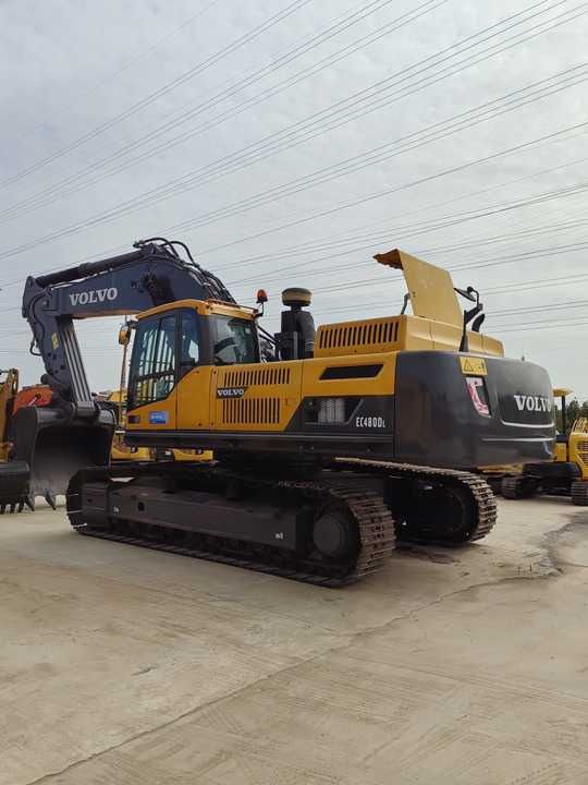 2023 Volvo EC480DL crawler excavator, rear three-quarter view 2023 Volvo EC480DL crawler excavator, rear three-quarter view