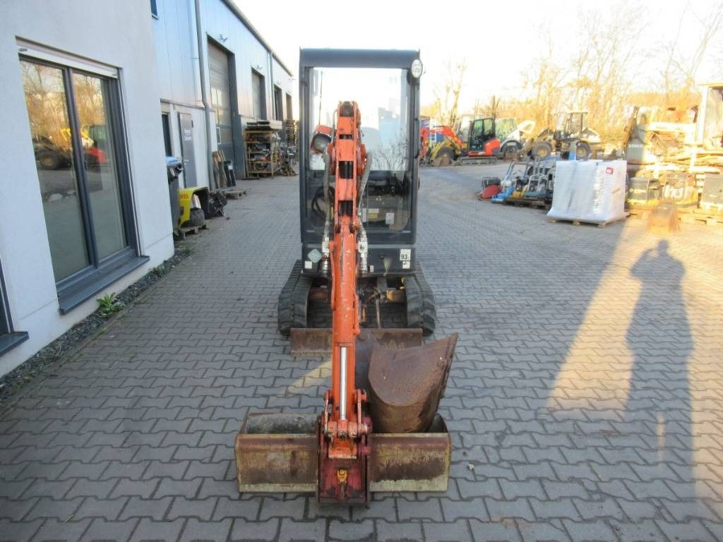 2011 Hitachi ZX18-3 CLR mini excavator, front view