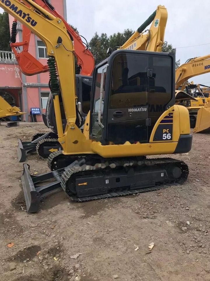 2021 Komatsu PC56 mini excavator, side view 2021 Komatsu PC56 mini excavator, side view