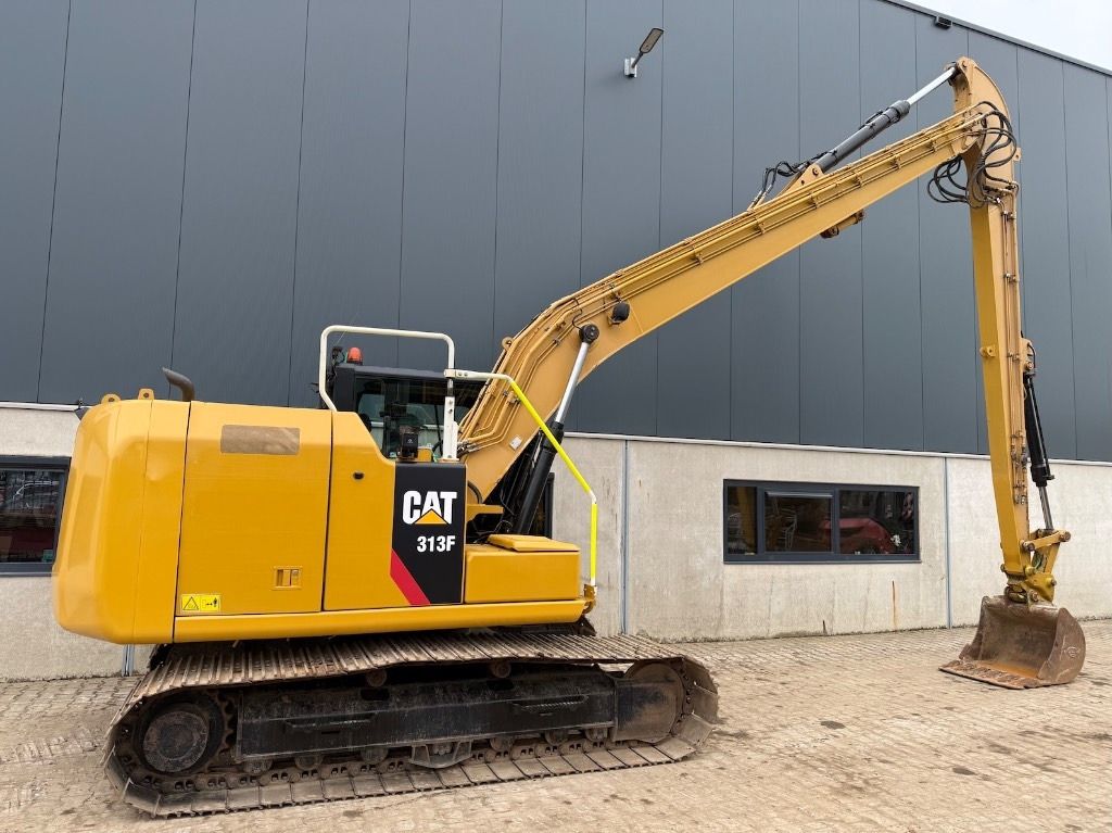 2019 Caterpillar 313F crawler excavator side view