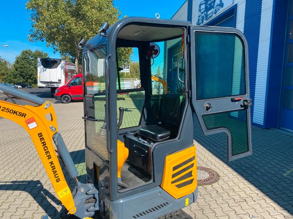 Kubota BK1250KSR mini excavator cab view Kubota BK1250KSR mini excavator cab view