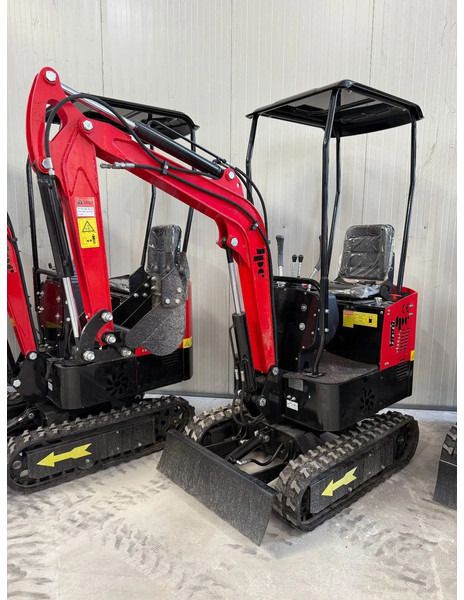 2024 JPC HT-12 mini excavator, front three-quarter view 2024 JPC HT-12 mini excavator, front three-quarter view
