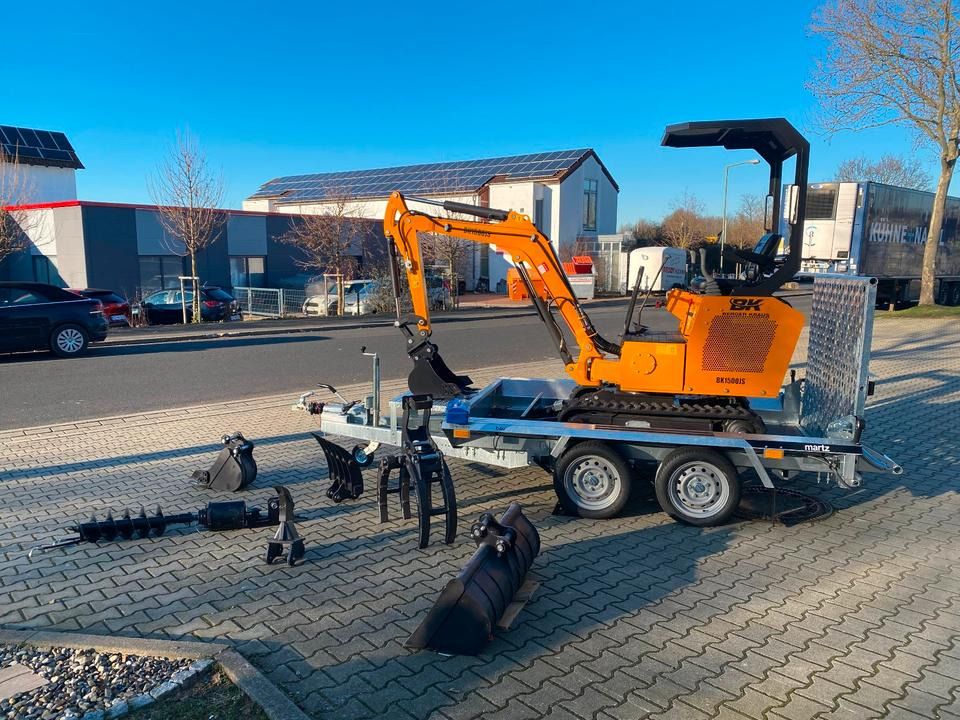 Berger Kraus BK1500JS Mini Excavator Berger Kraus BK1500JS Mini Excavator