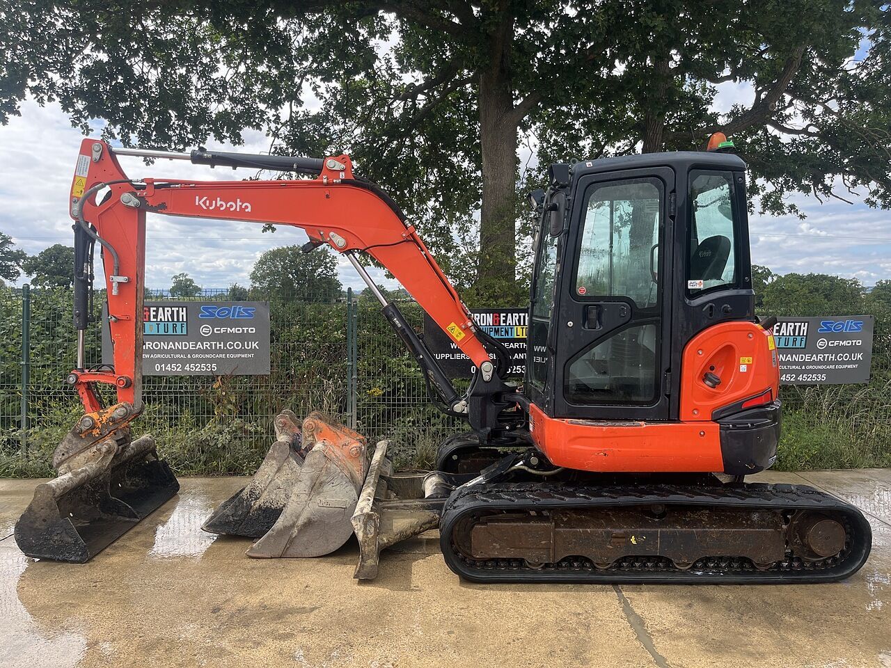2020 Kubota U48-4 crawler excavator side view 2020 Kubota U48-4 crawler excavator side view