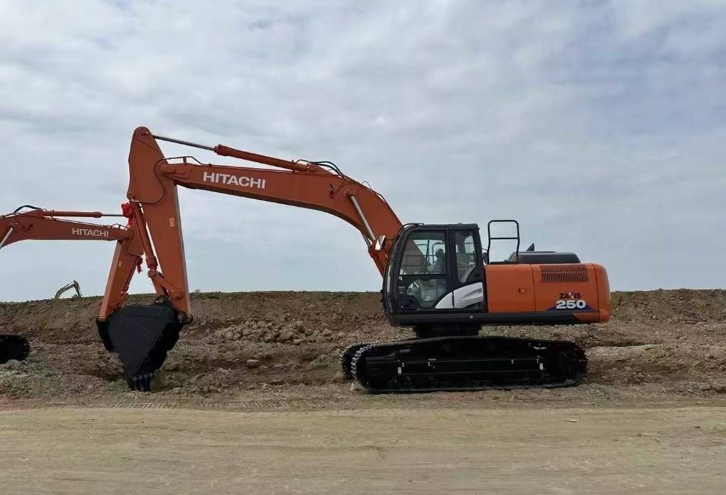 2025 Hitachi Zaxis 250 crawler excavator side view 2025 Hitachi Zaxis 250 crawler excavator side view