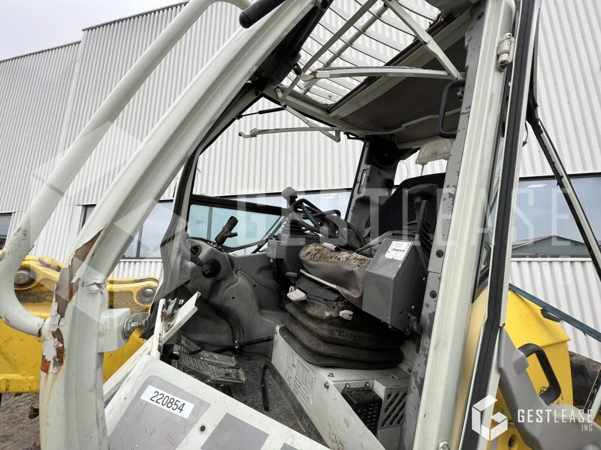 2018 Menzi Muck M220 walking excavator interior view