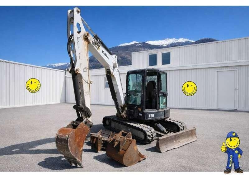 2015 Bobcat E50 mini excavator, side view 2015 Bobcat E50 mini excavator, side view