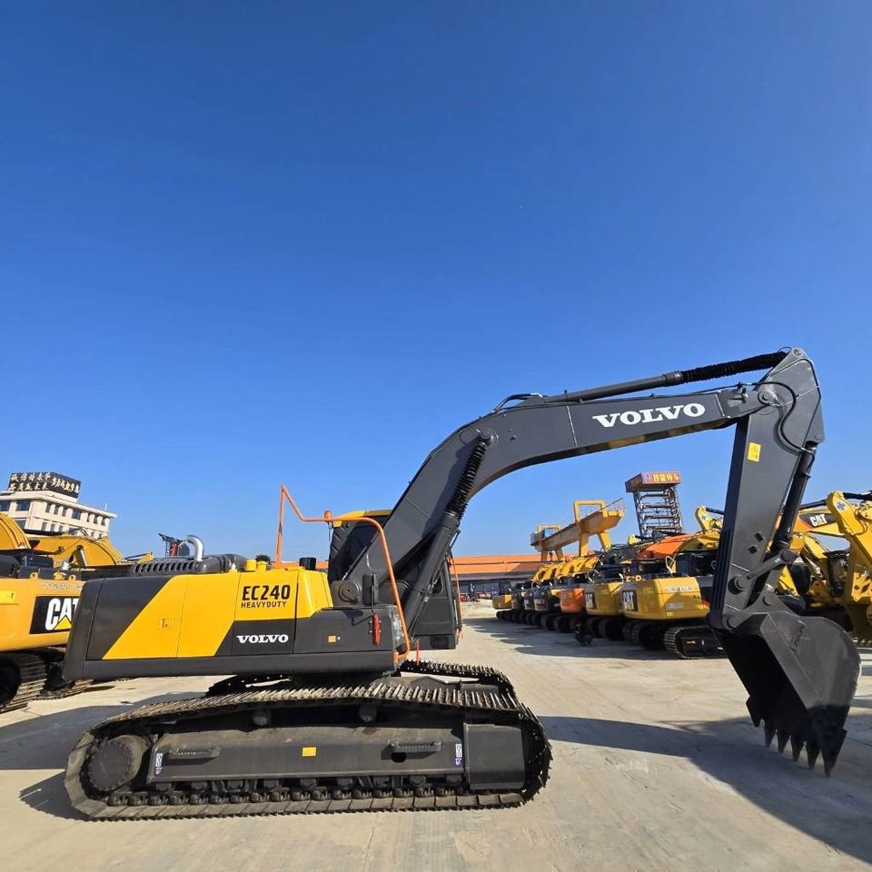 2023 Volvo EC240 crawler excavator, side profile view
