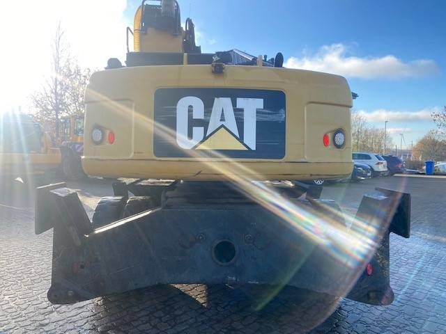 2012 Caterpillar M318D MH material handler, rear view 2012 Caterpillar M318D MH material handler, rear view