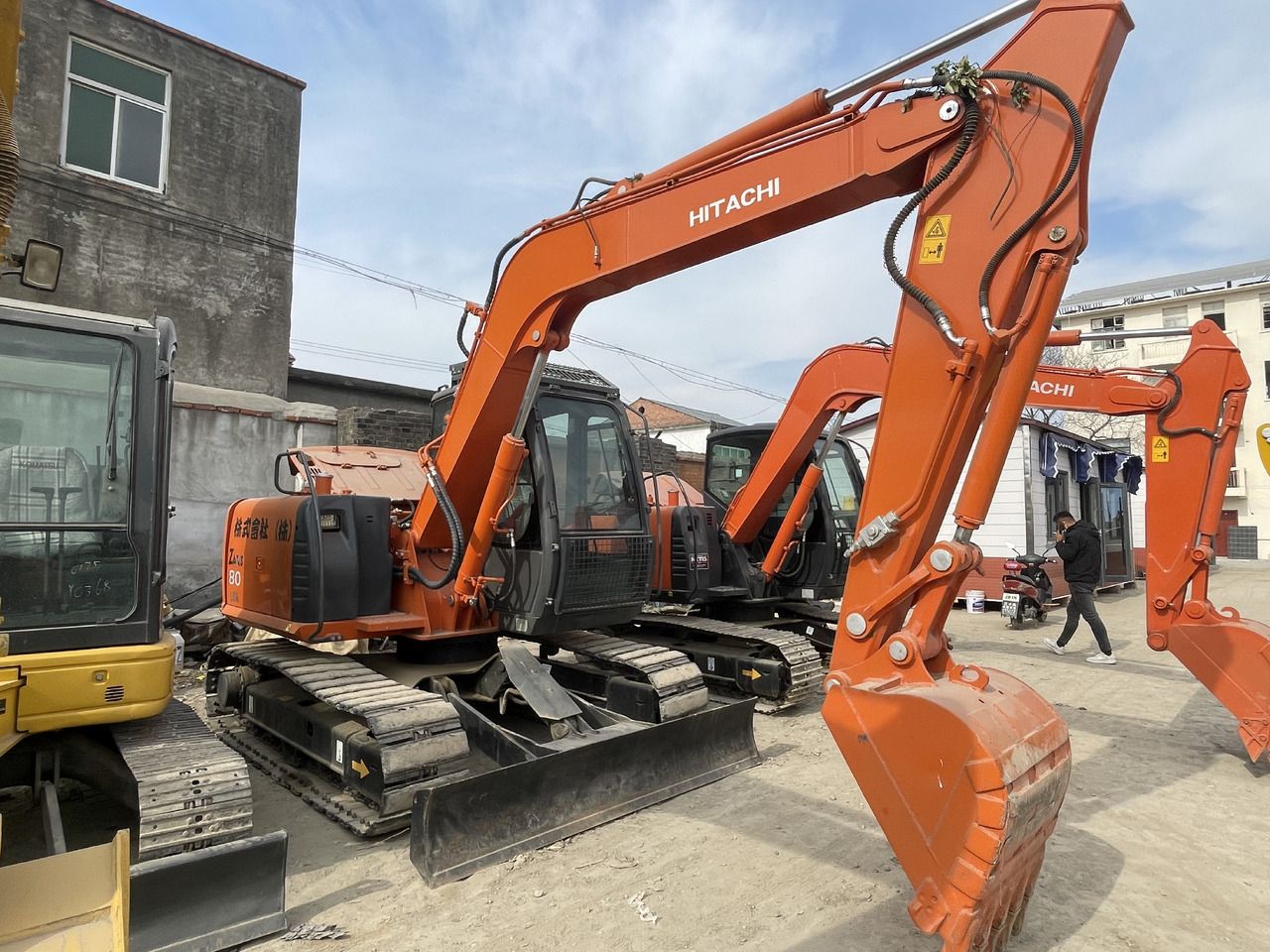 2019 Hitachi ZX80 crawler excavator, side view 2019 Hitachi ZX80 crawler excavator, side view