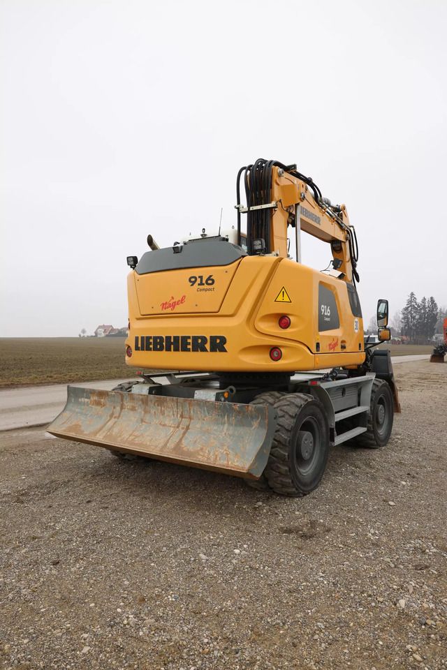 2023 Liebherr 916 Compact wheel excavator rear view 2023 Liebherr 916 Compact wheel excavator rear view