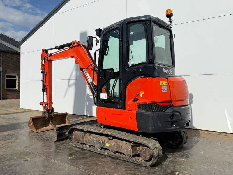 2020 Kubota KX037-4 mini excavator, rear three-quarter view 2020 Kubota KX037-4 mini excavator, rear three-quarter view