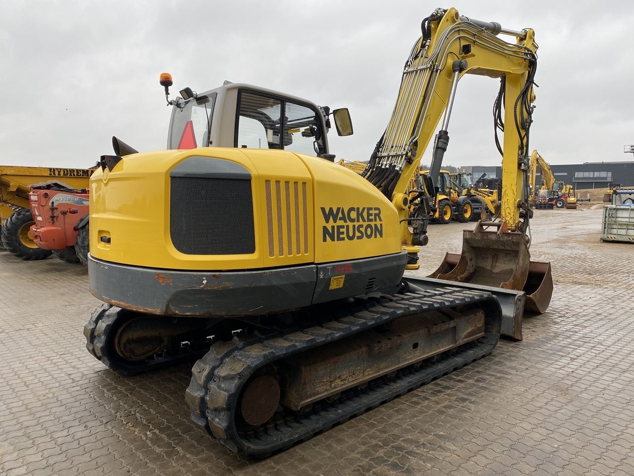 2017 Wacker Neuson ET145 crawler excavator, rear three-quarter view 2017 Wacker Neuson ET145 crawler excavator, rear three-quarter view